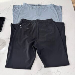 Men's Black and Gray Sweatpants